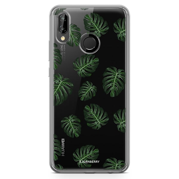 Bjornberry Hybrid Skal Huawei P20 Lite - Monstera Mönster