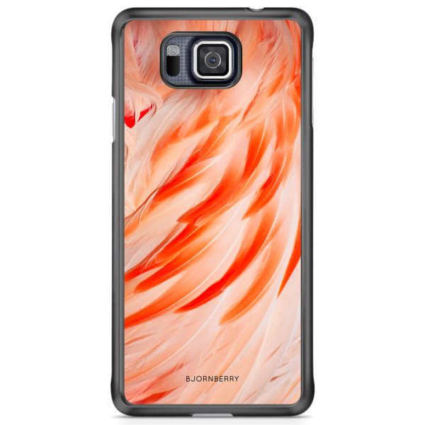 Bjornberry Skal Samsung Galaxy Alpha - Flamingo Fjädrar