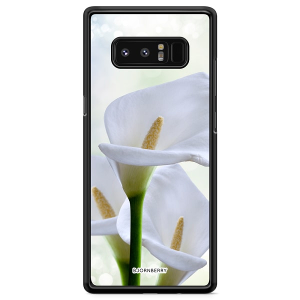 Bjornberry Skal Samsung Galaxy Note 8 - Vit Blomma