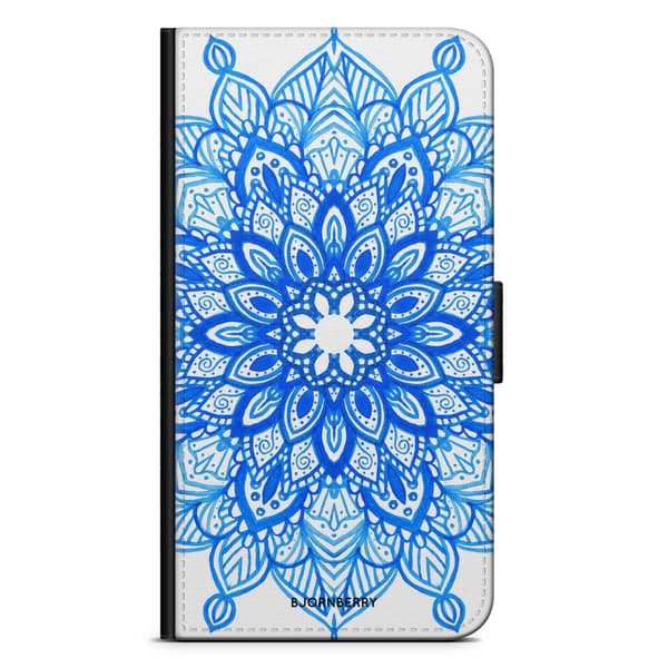 Bjornberry Plånboksfodral Google Pixel 6 - Blå Mandala