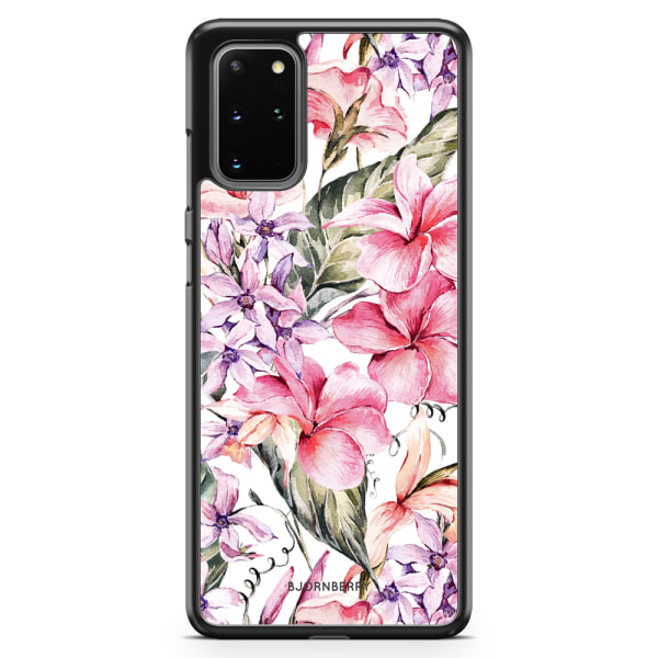 Bjornberry Skal Samsung Galaxy S20 Plus - Vattenfärg Blommor