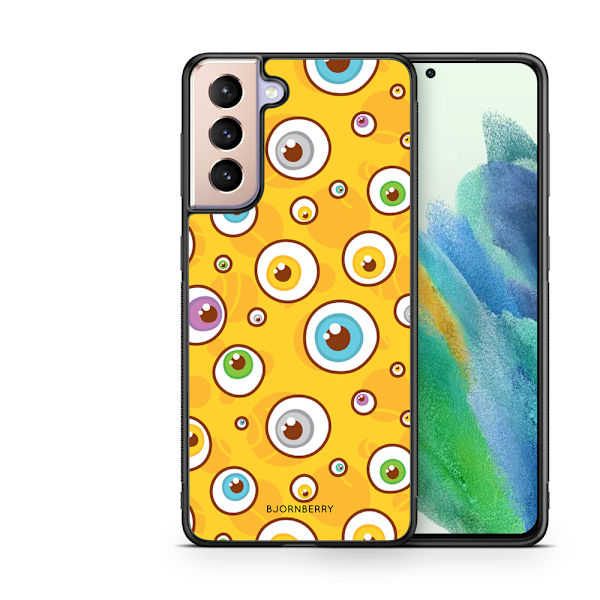 Bjornberry Skal Samsung Galaxy S21 FE 5G - Ögon Mönster