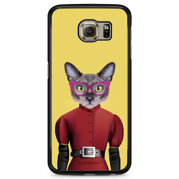Bjornberry Skal Samsung Galaxy S6 Edge - Hipster Katt
