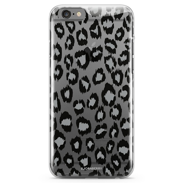 Bjornberry iPhone 6 Plus/6s Plus TPU Skal - Grå Leopard