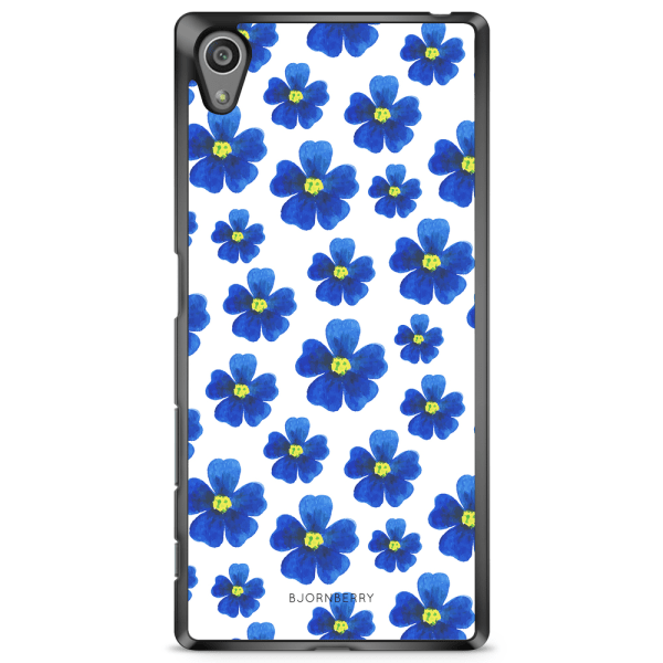 Bjornberry Skal Sony Xperia Z5 - Blå Blommor