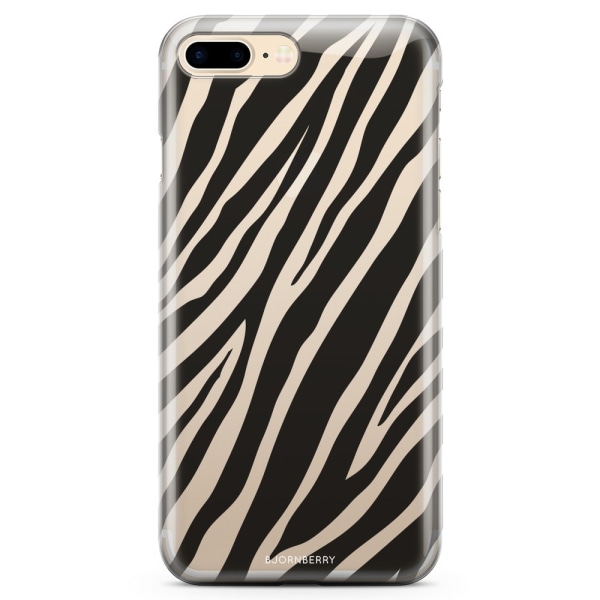 Bjornberry iPhone 7 Plus TPU Skal - Zebra