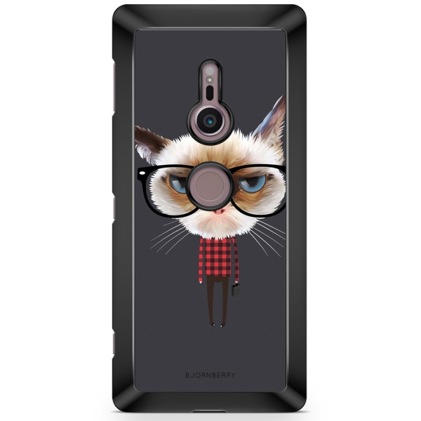 Bjornberry Sony Xperia XZ2 Skal - Hipster Katt