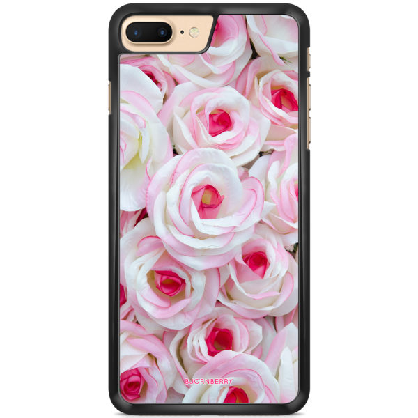 Bjornberry Skal iPhone 7 Plus - Rosa Rosor