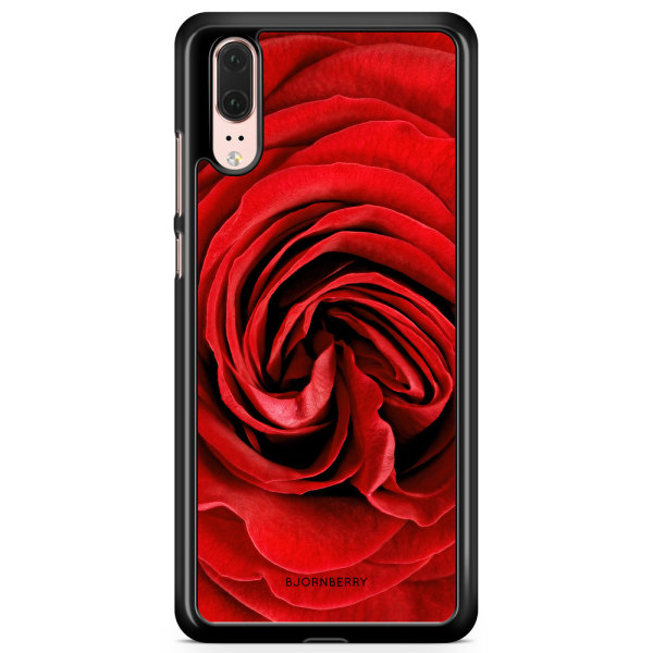 Bjornberry Skal Huawei P20 - Röd Ros