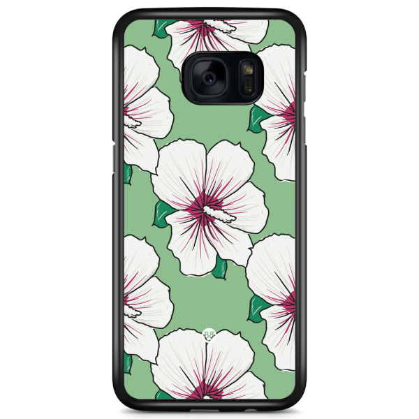 Bjornberry Skal Samsung Galaxy S7 - Gräddvita Blommor