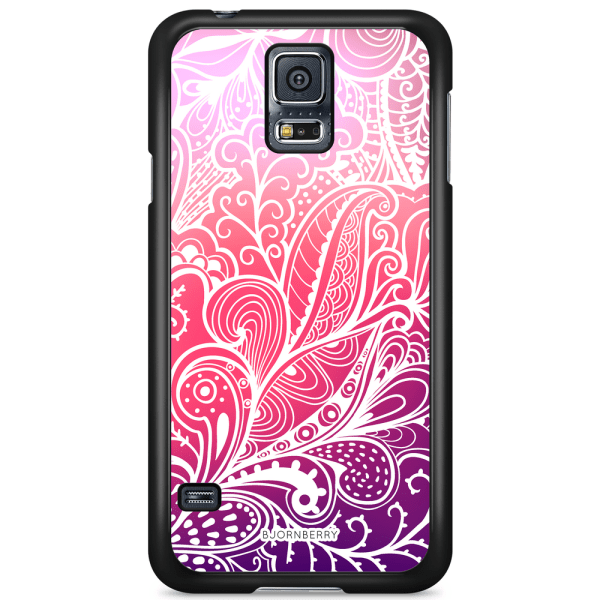 Bjornberry Skal Samsung Galaxy S5/S5 NEO - Färgglada Blommor