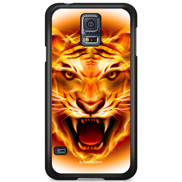 Bjornberry Skal Samsung Galaxy S5/S5 NEO - Flames Tiger
