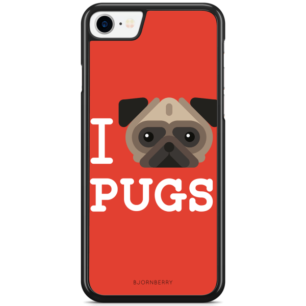 Bjornberry Skal iPhone SE (2020) - I Love Pugs