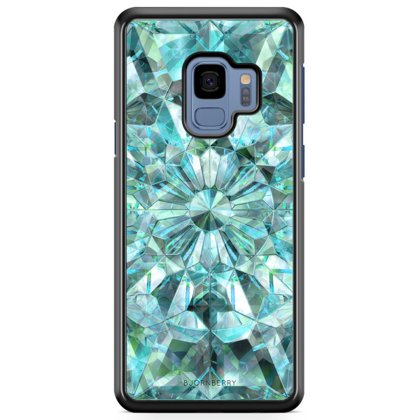 Bjornberry Skal Samsung Galaxy A8 (2018) - Gröna Kristaller