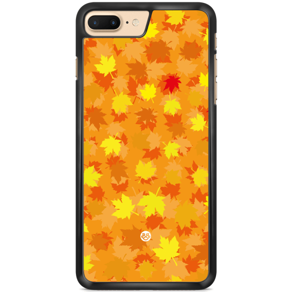 Bjornberry Skal iPhone 7 Plus - Orange/Röda Löv