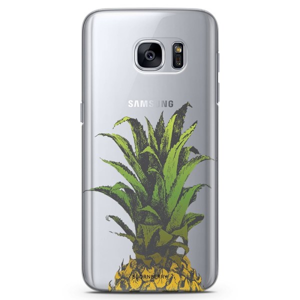 Bjornberry Samsung Galaxy S6 Edge TPU Skal -Ananas