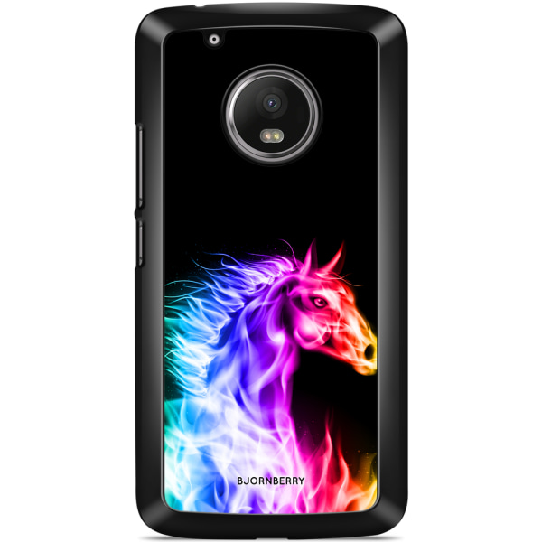 Bjornberry Skal Moto G5 Plus - Flames Horse