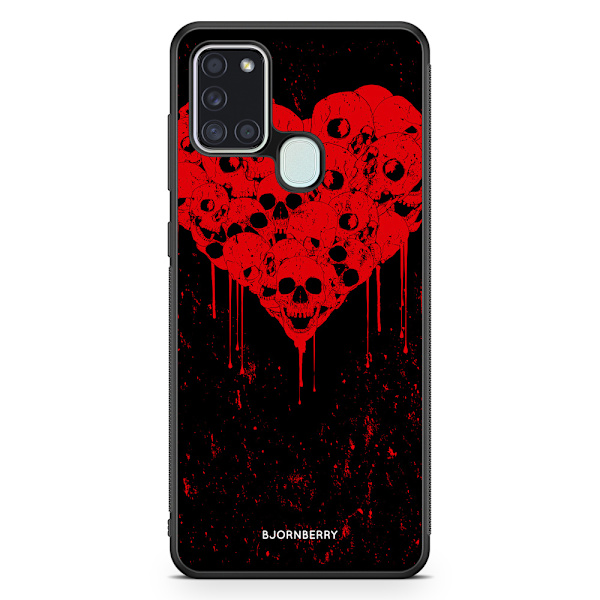 Bjornberry Skal Samsung Galaxy A21s - Skull Heart