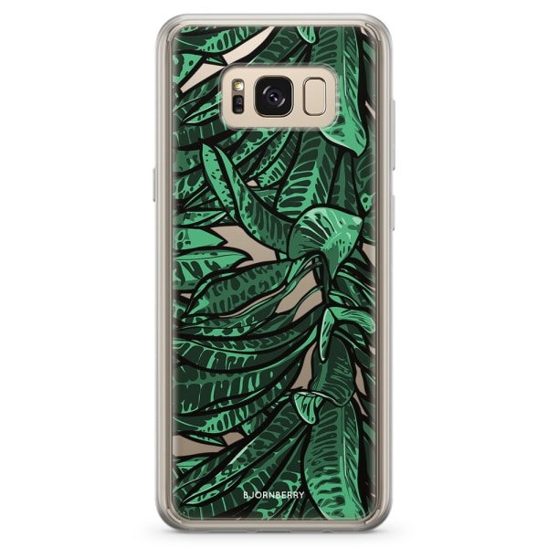 Bjornberry Skal Hybrid Samsung Galaxy S8 - Tropiska Löv