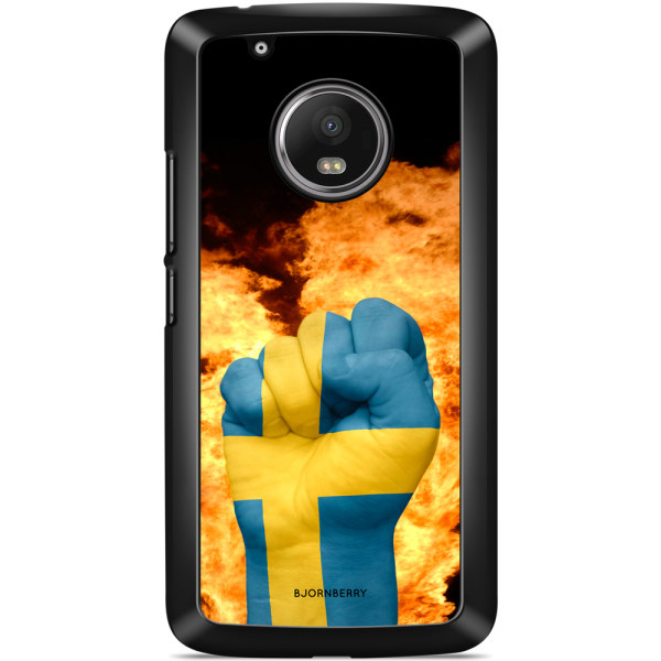 Bjornberry Skal Moto G5 Plus - Sverige Hand