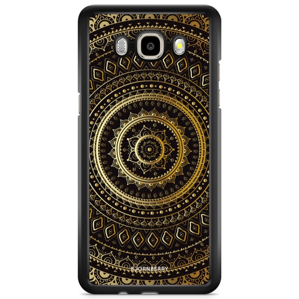 Bjornberry Skal Samsung Galaxy J3 (2016) - Guld Mandala