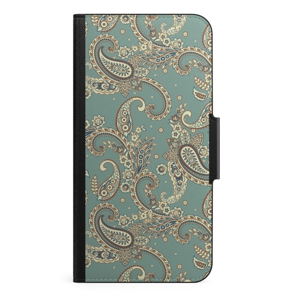 Naive iPhone 13 Plånboksfodral - Paisley Green
