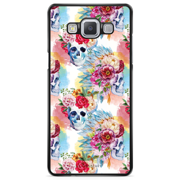 Bjornberry Skal Samsung Galaxy A5 (2015) - Dödskallar & Blommor