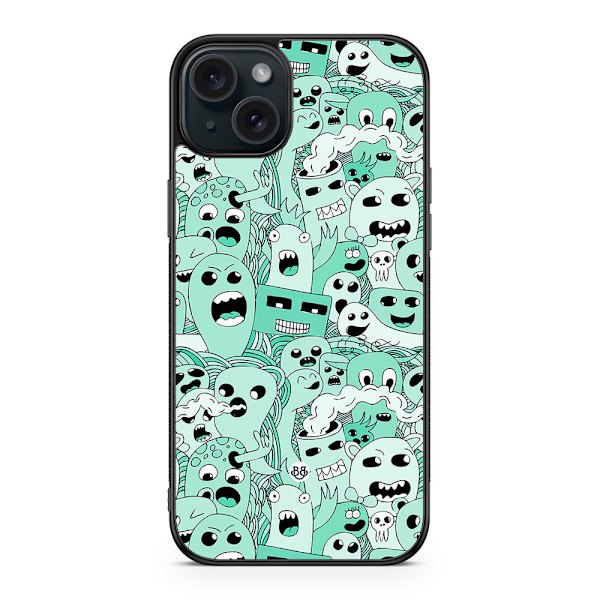 Bjornberry Skal iPhone 15 Plus - Ghost Pattern