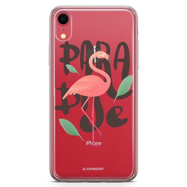 Bjornberry Hybrid Skal iPhone XR  - Paradise Flamingo