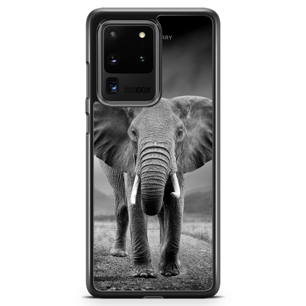 Bjornberry Skal Samsung Galaxy S20 Ultra - Svart/Vit Elefant