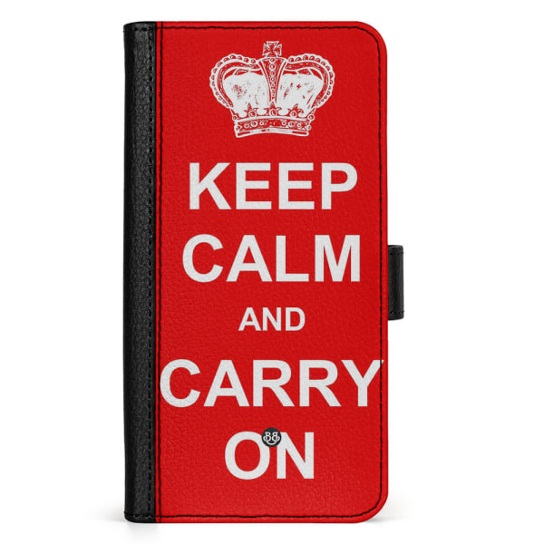 Bjornberry iPhone 15 Plus Fodral - Keep calm carry on