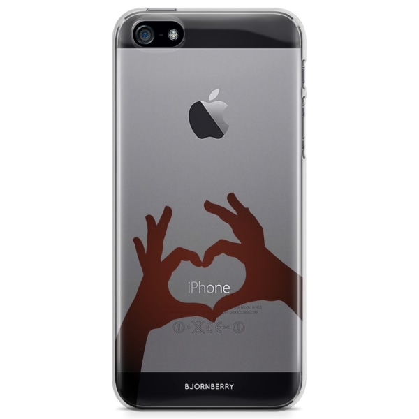 Bjornberry iPhone 5/5S/SE TPU Skal - Hand Hjärta