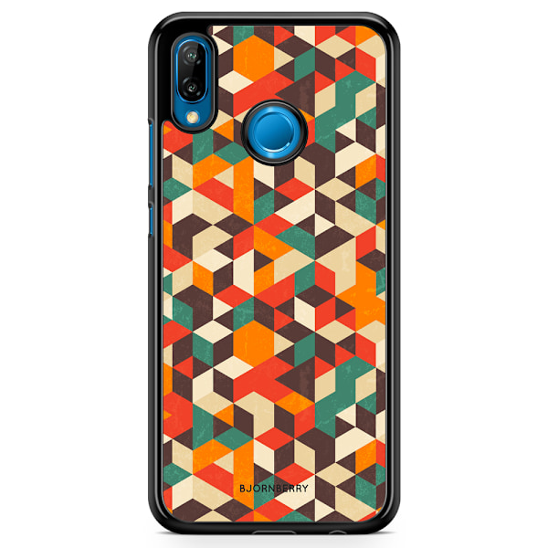 Bjornberry Skal Huawei P20 Lite - Retro Geometri