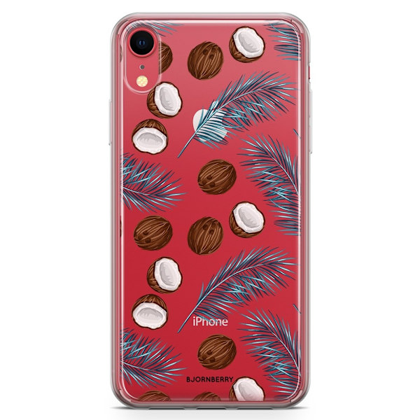 Bjornberry Hybrid Skal iPhone XR  - Kokos & Palmblad