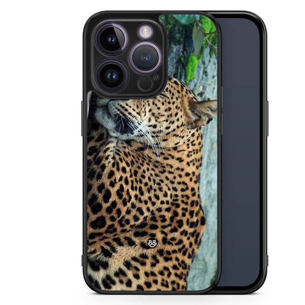 Bjornberry Skal iPhone 14 Pro -Sovande Leopard