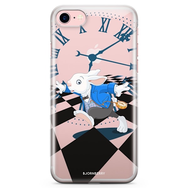 Bjornberry iPhone 7 TPU Skal - Vit Kanin