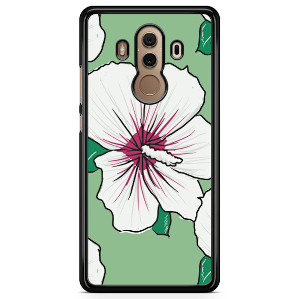 Bjornberry Skal Huawei Mate 10 Pro - Gräddvita Blommor
