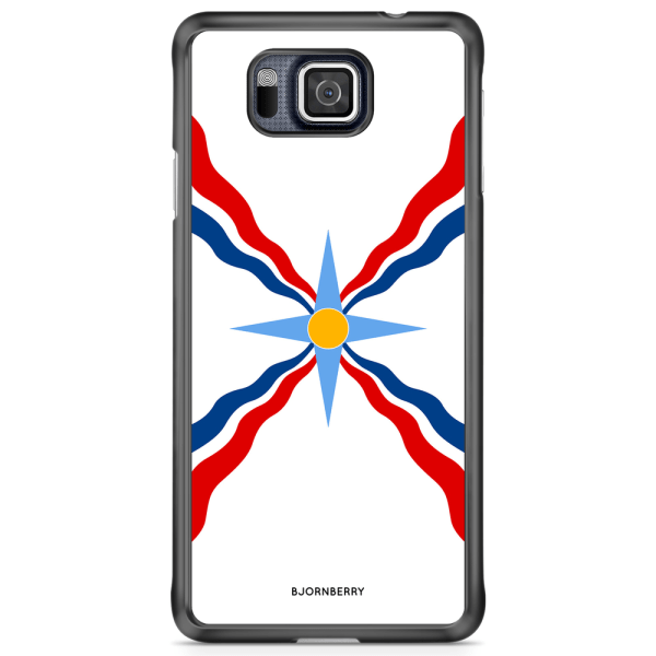 Bjornberry Skal Samsung Galaxy Alpha - Assyriska flaggan