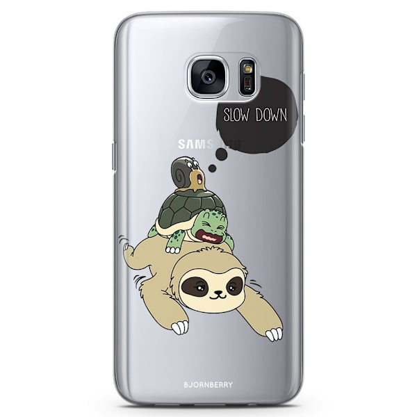Bjornberry Samsung Galaxy S7 Edge TPU Skal -Slow Down