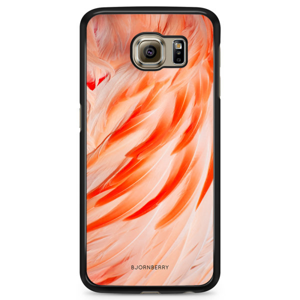 Bjornberry Skal Samsung Galaxy S6 Edge - Flamingo Fjädrar