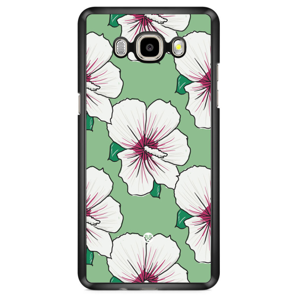 Bjornberry Skal Samsung Galaxy J7 (2016) - Gräddvita Blommor