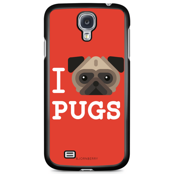 Bjornberry Skal Samsung Galaxy S4 - I Love Pugs
