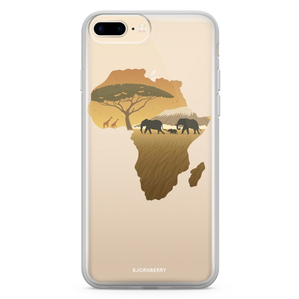 Bjornberry Skal Hybrid iPhone 7 Plus - Afrika Brun