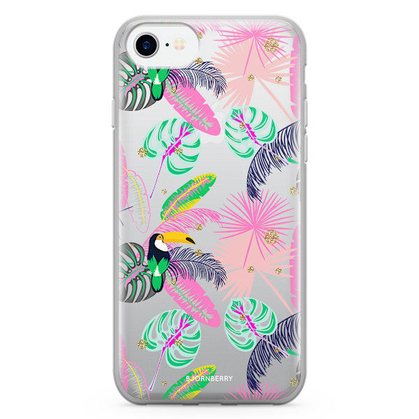 Bjornberry Skal Hybrid iPhone 7 - Tropical Pattern
