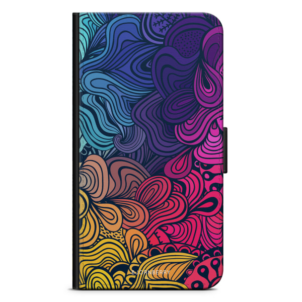 Bjornberry Fodral Samsung Galaxy A41 - Retro Blommor