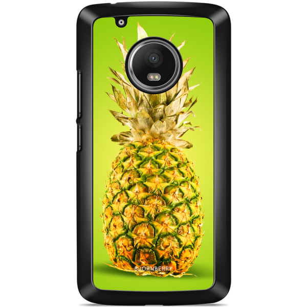 Bjornberry Skal Moto G5 Plus - Grön Ananas