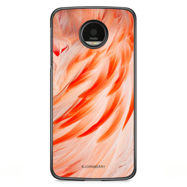 Bjornberry Skal Motorola Moto G5S Plus - Flamingo Fjädrar
