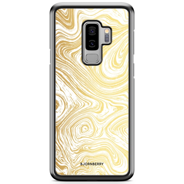 Bjornberry Skal Samsung Galaxy S9 Plus - Guld Marmor