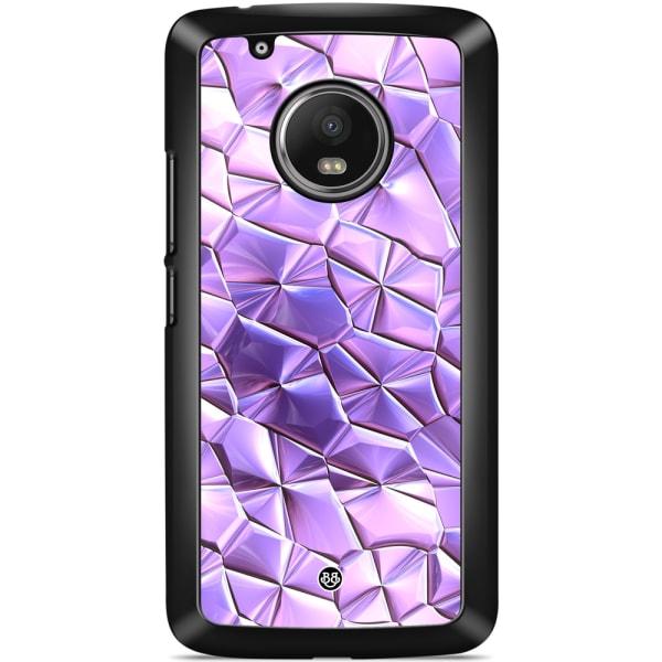 Bjornberry Skal Moto G5 Plus - Purple Crystal