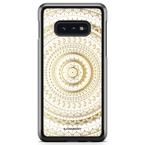 Bjornberry Skal Samsung Galaxy S10e - Guld Mandala